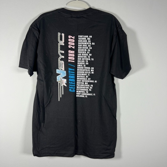 NSYNC Vintage Y2K 2002 Celebrity Tour Tee Medium - Picture 4 of 4